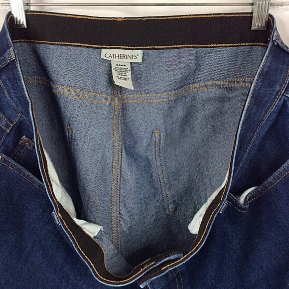 Catherines Jeans Women Size 20WP Stretch Denim Comfort Waist High Rise 26 Inseam - Picture 7 of 8